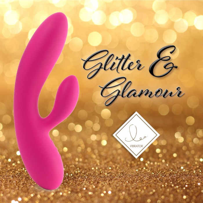 Вібратор кролик FeelzToys Lea Rabbit Vibrator Rubine Red