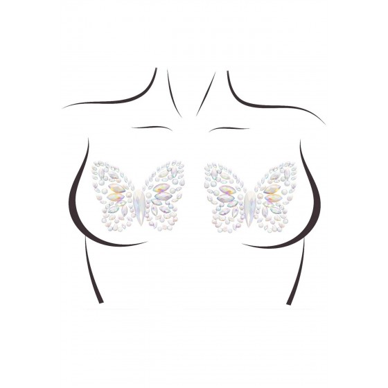 Пестіс із кристалів Leg Avenue Chrysallis nipple sticker