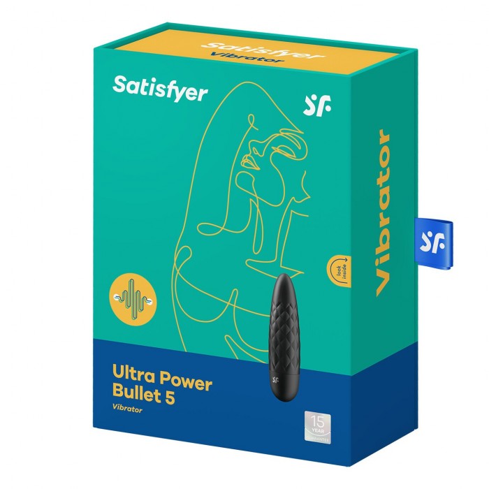 Мініатюрний вібратор Satisfyer Ultra Power Bullet 5, Чорний