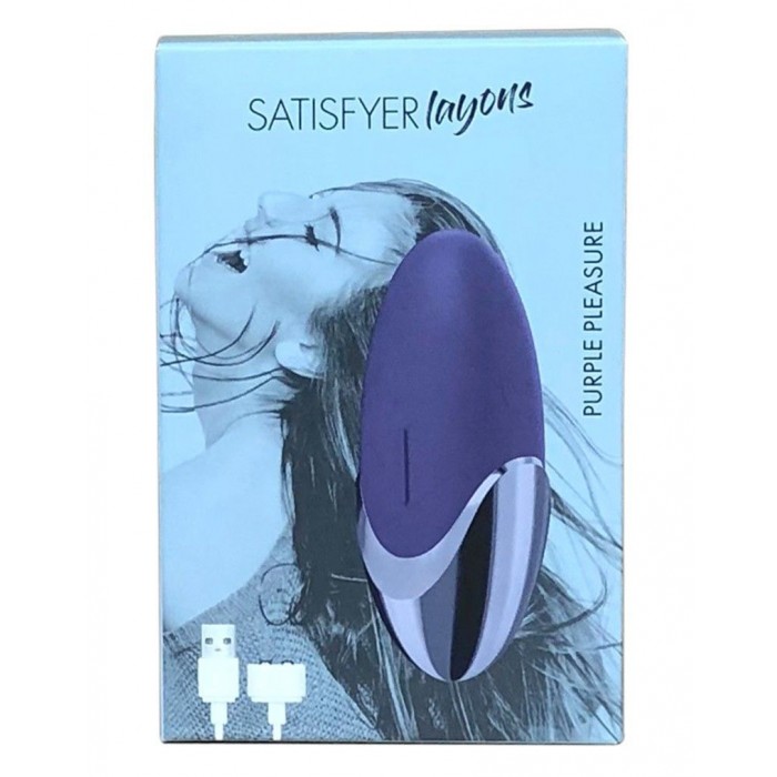 Потужний вібратор Satisfyer Lay-On - Purple Pleasure
