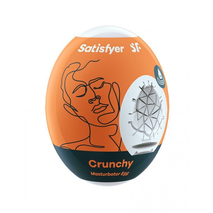 Самосмазывающийся мастурбатор-яйцо Satisfyer Masturbator Egg Crunchy