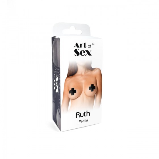 Сексуальные наклейки на грудь Art of Sex - Ruth, Черный