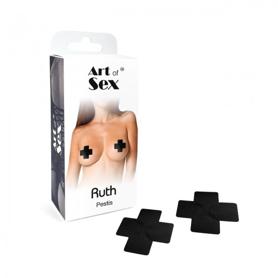 Сексуальні наклейки на груди Art Of Sex-Ruth, Чорний