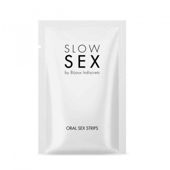 Полоски для орального секса Bijoux Indiscrets SLOW SEX - Oral sex strips