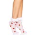 Сексуальные носочки Leg Avenue Strawberry ruffle top anklets
