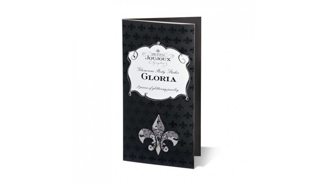 Пестис із кристалів Petits Joujoux Gloria набір з 2, Black/Pink