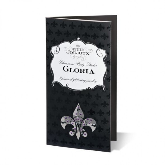 Пестис із кристалів Petits Joujoux Gloria набір з 2, Black/Pink