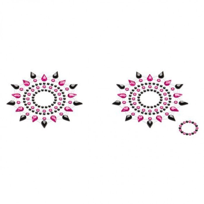 Пестис із кристалів Petits Joujoux Gloria набір з 2, Black/Pink