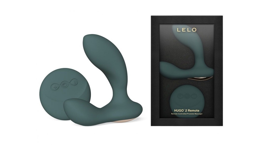 Массажер простаты LELO Hugo 2 Remote Green