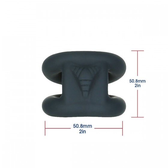 Двойное эрекционное кольцо LUX Active – Tug – Versatile Silicone Cock Ring