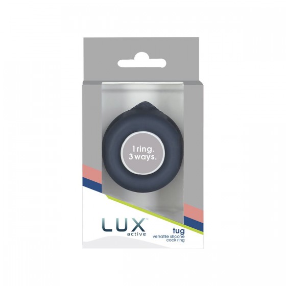 Двойное эрекционное кольцо LUX Active – Tug – Versatile Silicone Cock Ring