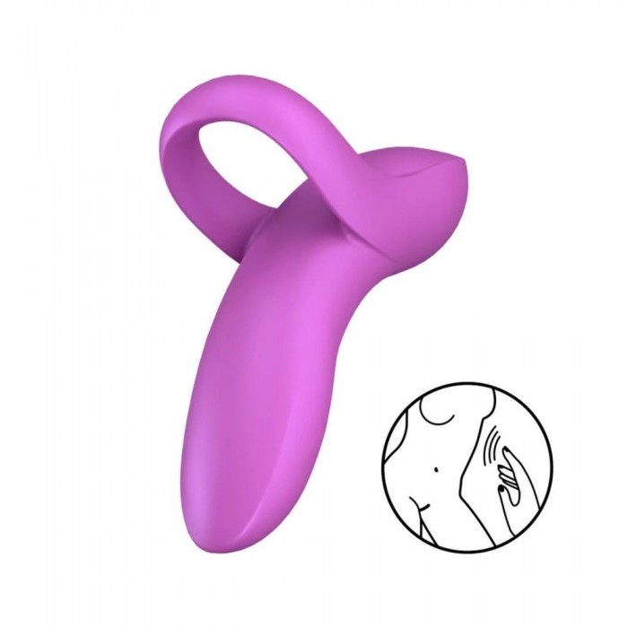 Вібратор на палець Satisfyer Bold Lover Dark Pink
