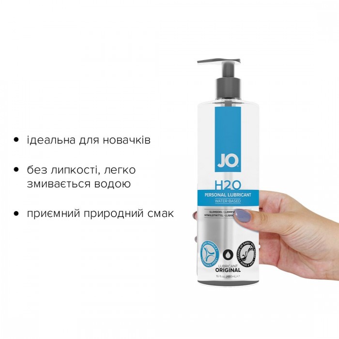 Лубрикант на водной основе System JO H2O ORIGINAL (480 мл)