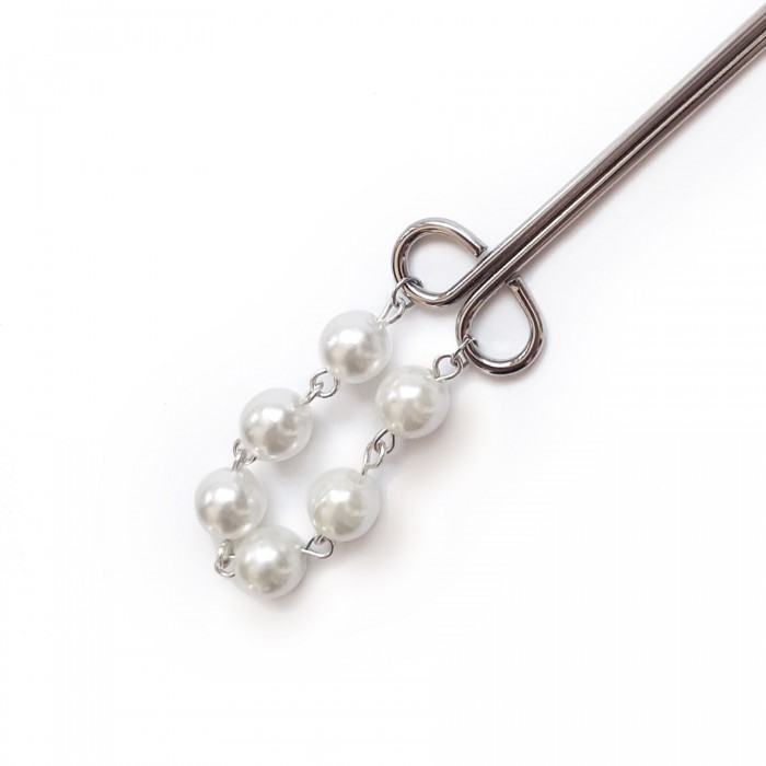 Зажим для клитора Art of Sex - Clit Clamp Royal Pearls