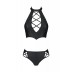 Комплект из эко-кожи Nancy Bikini black 4XL/5XL - Passion