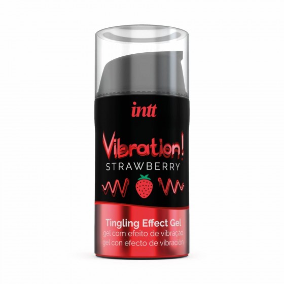 Рідкий вібратор Intt Vibration Strawberry (15 мл)