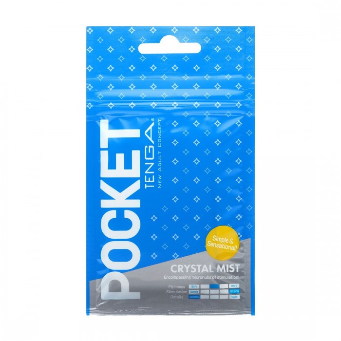 Карманный мастурбатор TENGA Pocket Crystal Mist