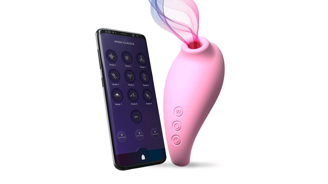 Вакуумний стимулятор Adrien Lastic Revelation Pink + APP