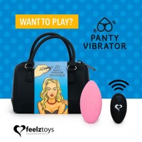 Вибратор в трусики FeelzToys Panty Vibrator Pink