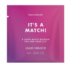 Пробник жидкого вибратора Bijoux Indiscrets Sachette It´s a Match, объем 1 мл