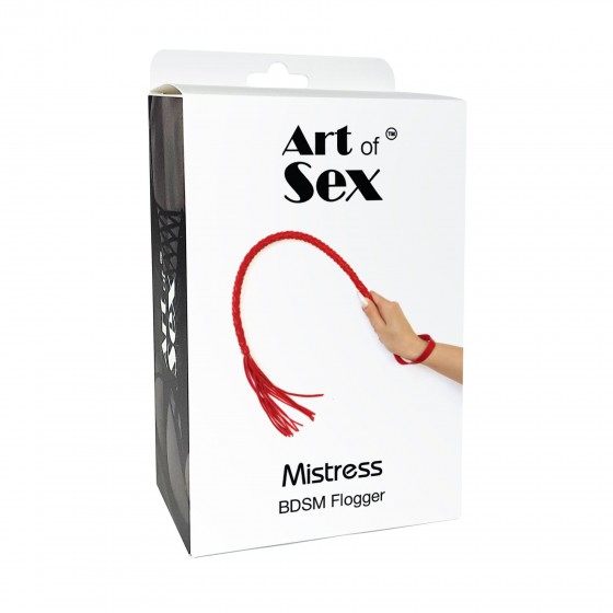 Плеть из эко-кожи Art of Sex - Mistress, цвет Черный