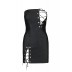 Міні-сукня з екошкіри CELINE CHEMISE black 6XL / 7XL-Passion