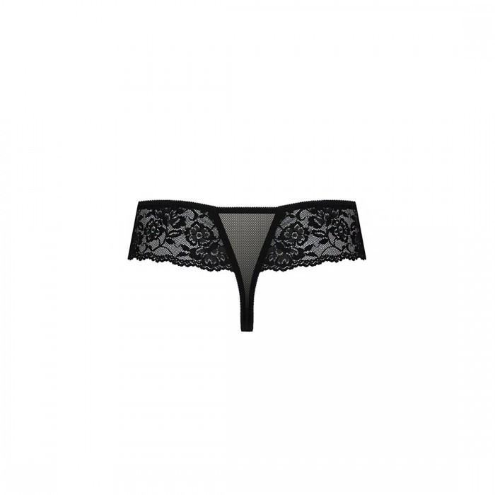 Трусики Passion Exclusive ABLA THONG, размер XXL/XXXL, Черные