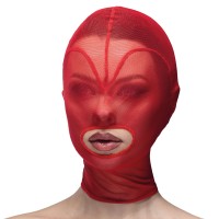 Feral Feelings - Hearts Mask 4 Red/Red
