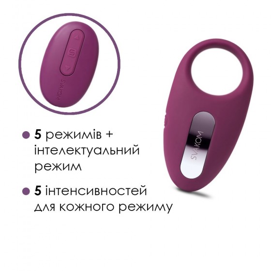 Эрекционное кольцо Svakom Winni Violet