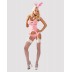 Еротичний костюм зайчика Obsessive Bunny suit 4 pcs Costume pink S / M