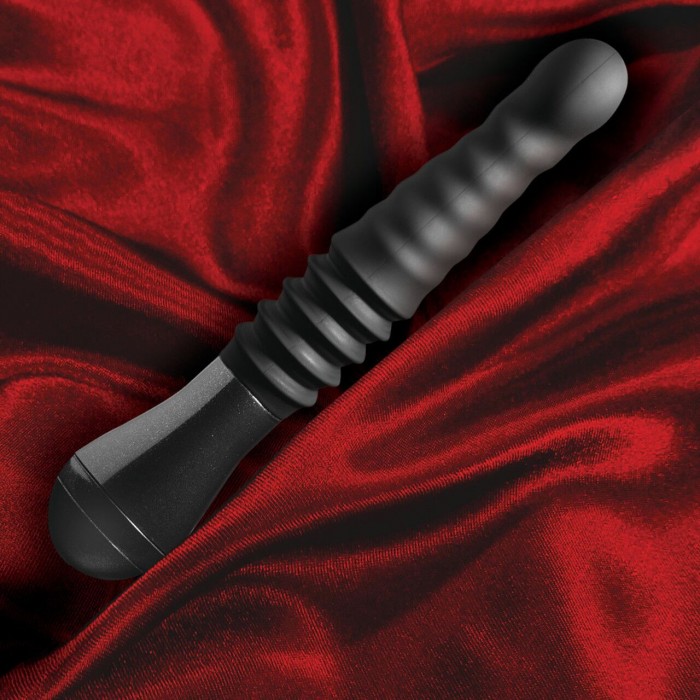 Вібратор пульсатор Temptasia by Blush - Lazarus Thrusting Dildo - Black