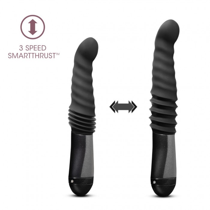 Вібратор пульсатор Temptasia by Blush - Lazarus Thrusting Dildo - Black