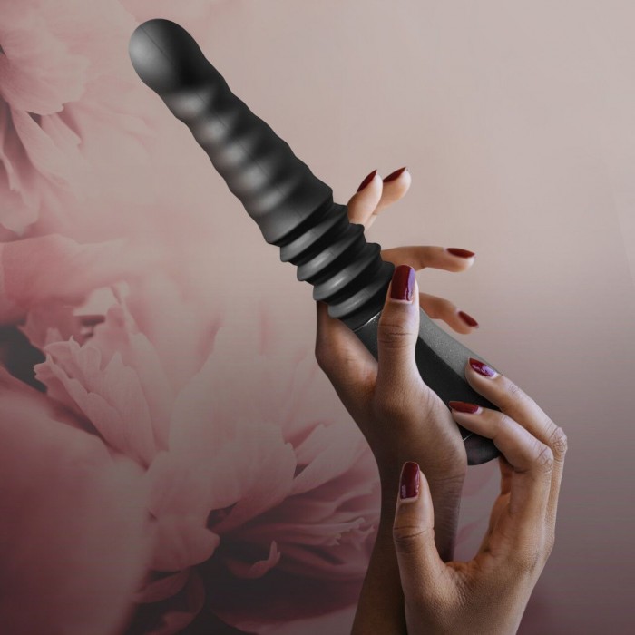 Вібратор пульсатор Temptasia by Blush - Lazarus Thrusting Dildo - Black