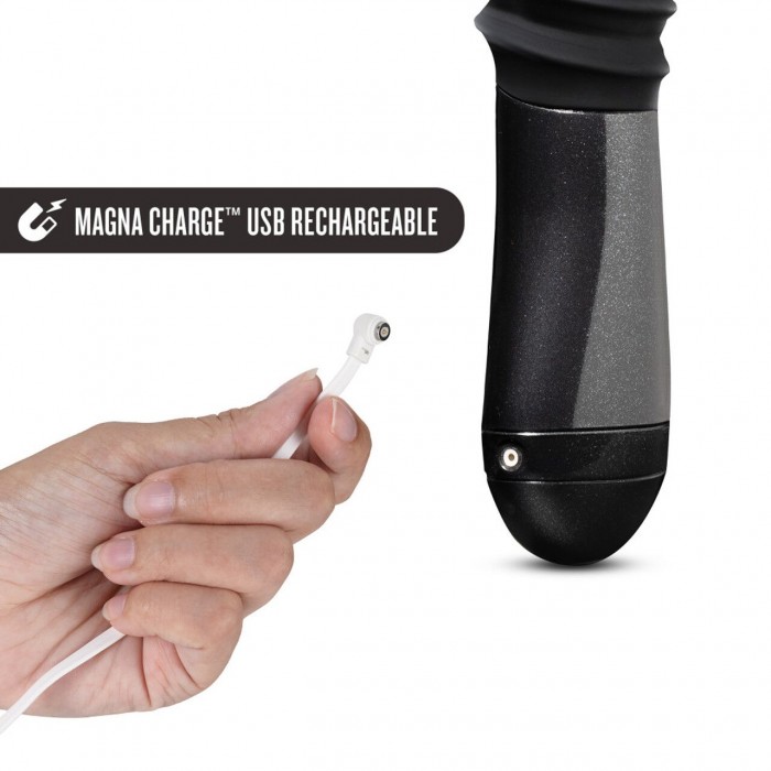 Вібратор пульсатор Temptasia by Blush - Lazarus Thrusting Dildo - Black