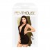Мини-платье с миниатюрными стрингами Penthouse - Heart Rob Black S/M