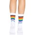 Сексуальные носочки Leg Avenue Pride crew socks Rainbow