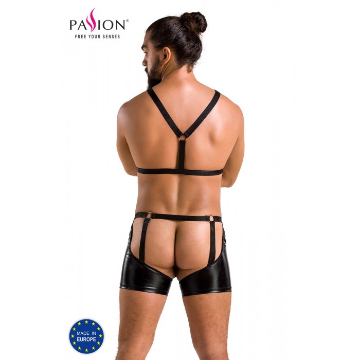 Комплект эротического мужского белья Passion 047 SET JOHN, размер XXL/XXXL, Черный