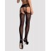Еротичні панчохи Obsessive Garter stockings S206 black S / M / L