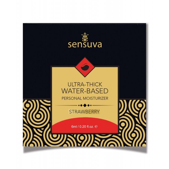Пробник лубриканта на водной основе Sensuva - Ultra–Thick Water-Based Strawberry (6 мл)