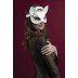 Маска кошечки Feral Feelings - Catwoman Mask, белая