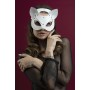 Маска кішечки Feral Feelings - Catwoman Mask, біла