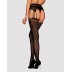 Еротичні панчохи Obsessive Garter stockings S817 S / M / L