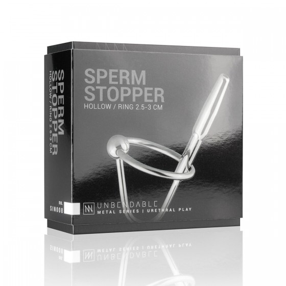 Уретральний стимулятор Sinner Gear Unbendable-Sperm Stopper Hollow Ring 2 кільця