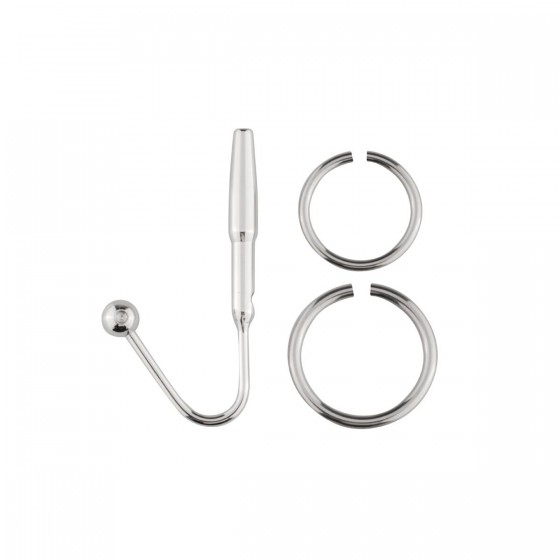 Уретральный стимулятор Sinner Gear Unbendable - Sperm Stopper Hollow Ring, 2 кольца