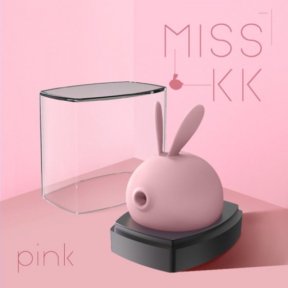 Вакуумный стимулятор с вибрацией KisToy Miss KK Pink