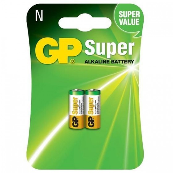 Батарейки лужні GP Super alkaline LR1 (2 штуки)