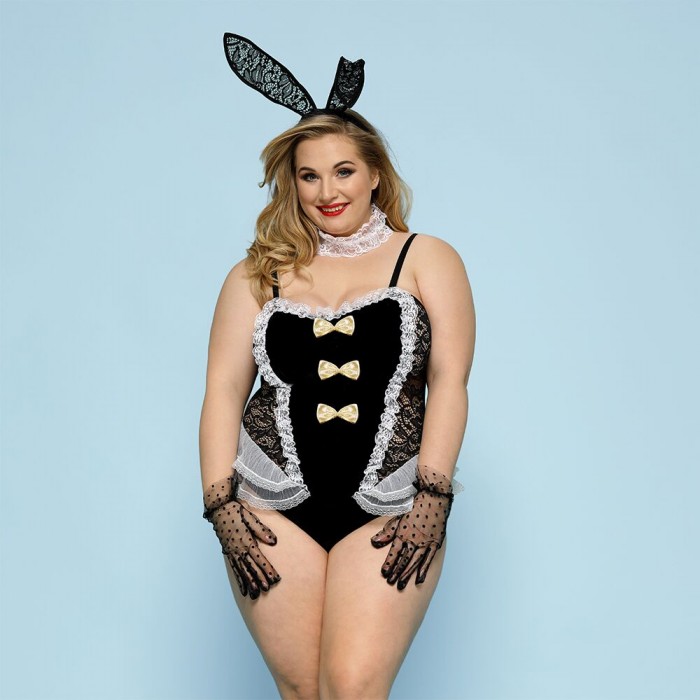 Еротичний костюм зайчика JSY Пристрасна Медісон, розмір Plus Size