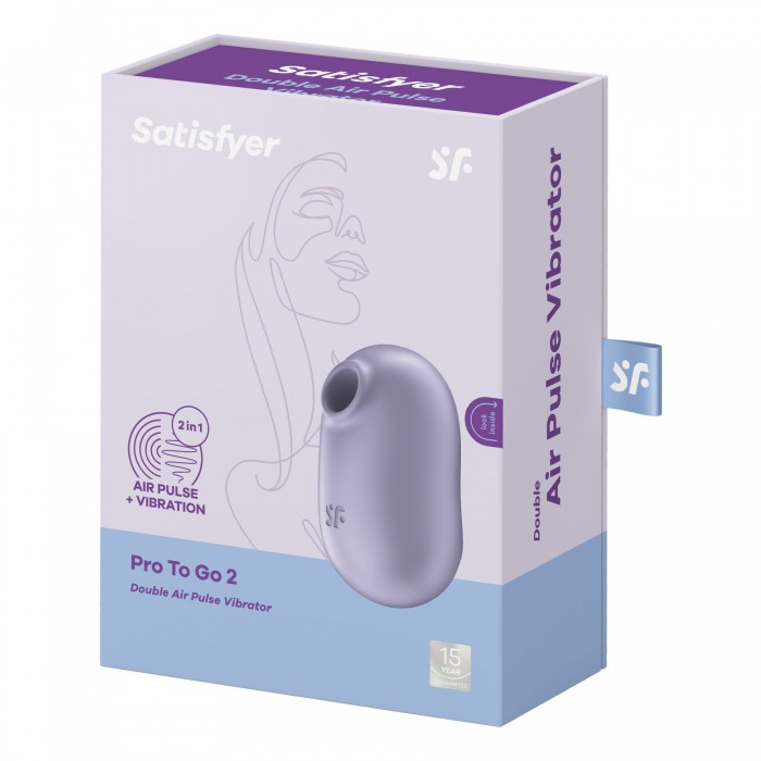 Вакуумний стимулятор Satisfyer Pro To Go 2 Violet