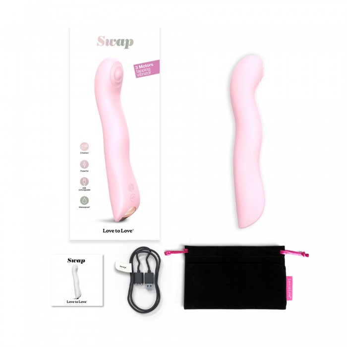 Вибратор для точки G Love To Love SWAP - BABY PINK