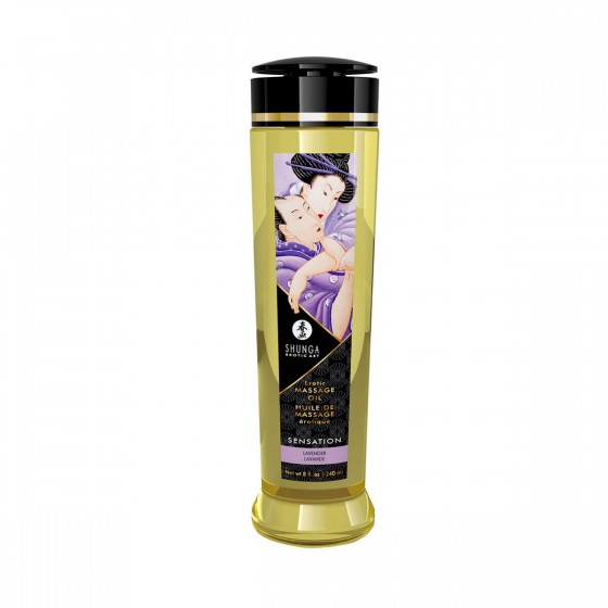 Массажное масло Shunga Sensation - Lavender (240 мл)